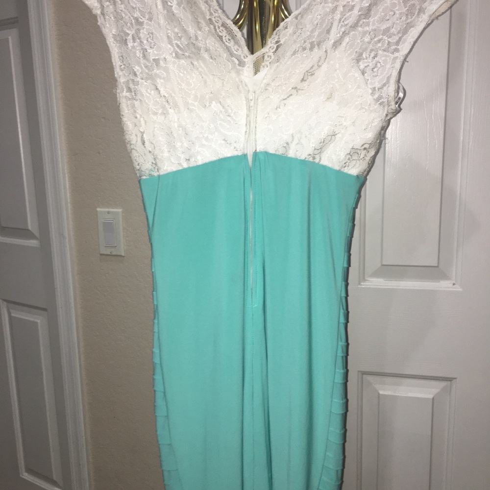 Turquoise dress